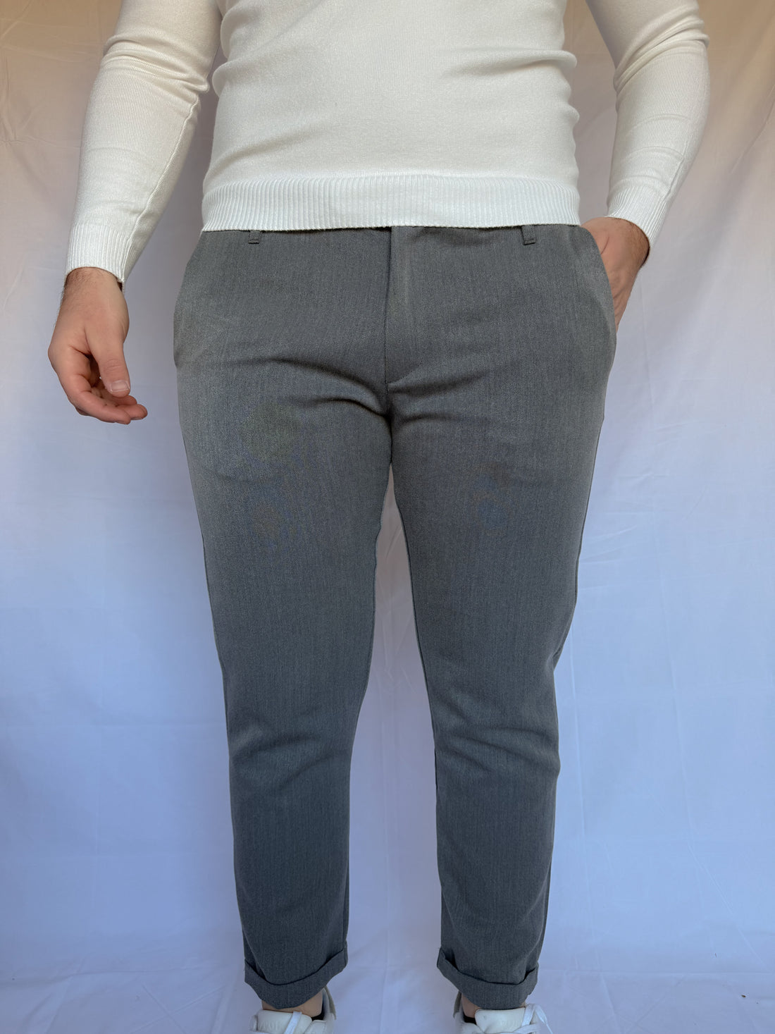 PANTALONE SARTORIALE GRIGIO