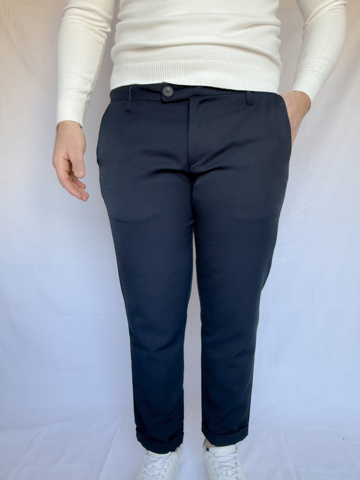 PANTALONE SARTORIALE NAVY