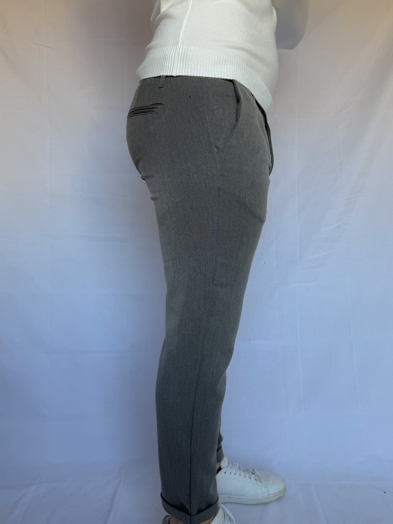 PANTALONE SARTORIALE GRIGIO