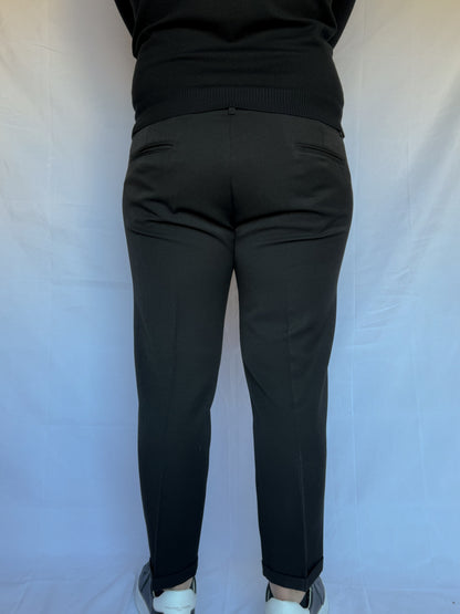 PANTALONE SARTORIALE NERO